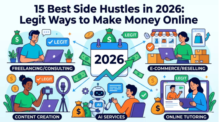 Best Side Hustles in USA 2026 That Actually Make Money Best Side Hustles in USA 2026