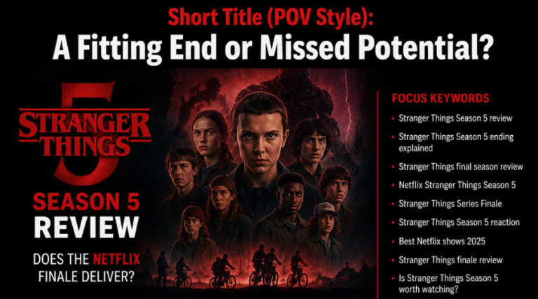 Stranger Things Season 5 Review: Does the Netflix Finale Deliver? Stranger Things Season 5 Review(1)
